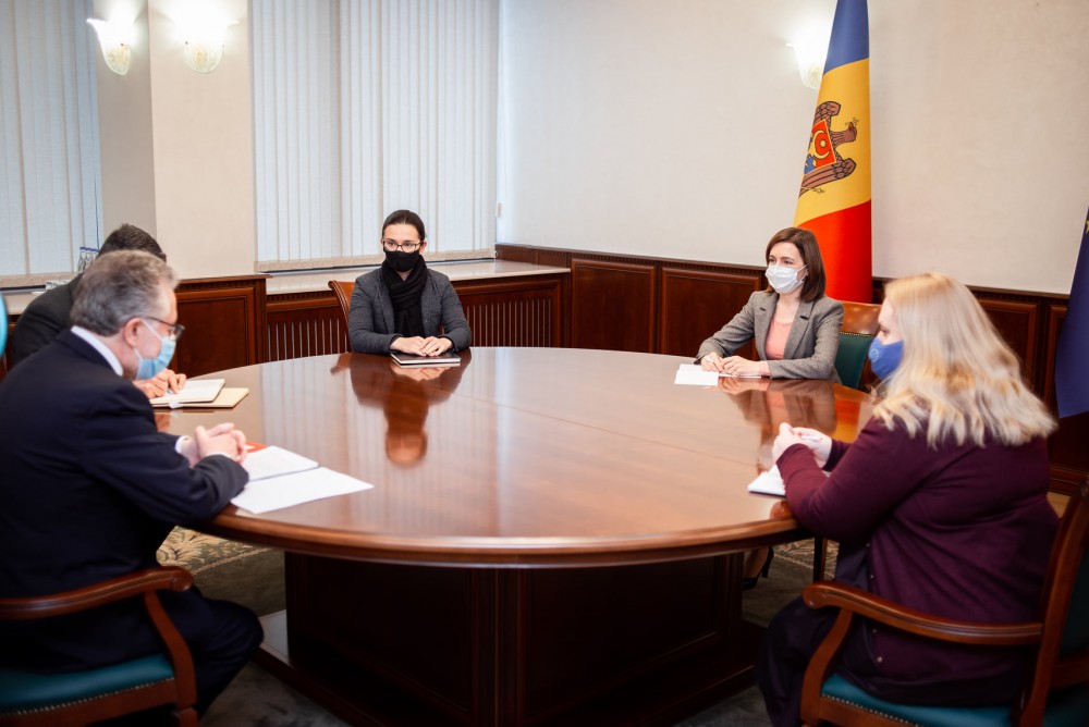 Maia Sandu a avut astăzi o întrevedere cu ES Pascal Le Deunff, Ambasadorul Franței în Republica Moldova